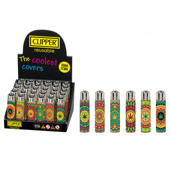 Clipper Classic Large Pop Cover - Cork Leaves - 30ct Display [CP11R]